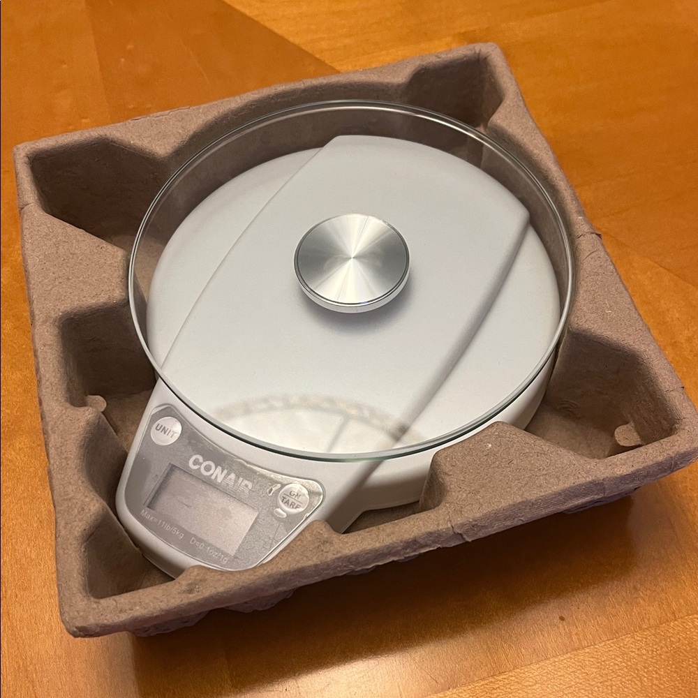 Conair Digital Kitchen Scale Auto Shutoff 11 Pound Capacity